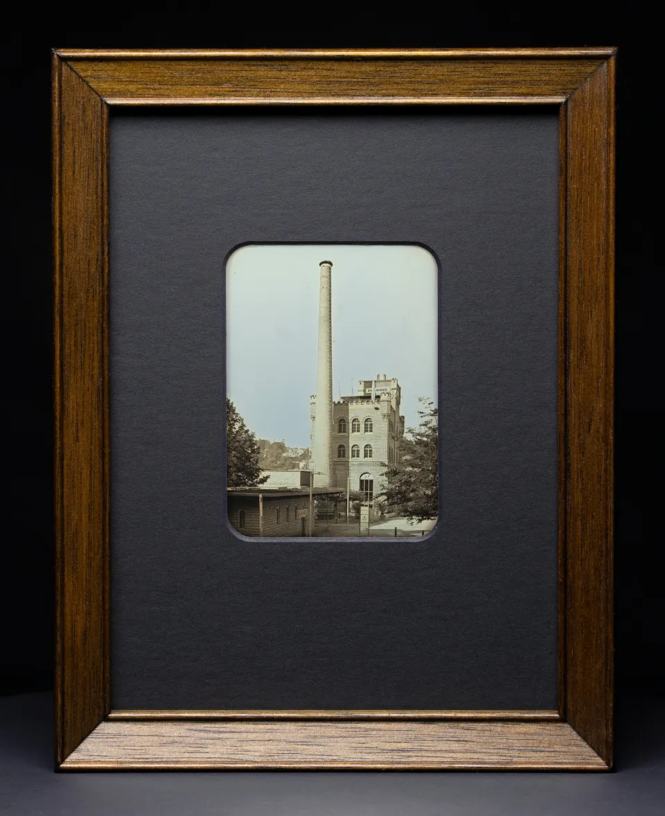 Gerahmte Daguerreotypie: Sudhaus.
