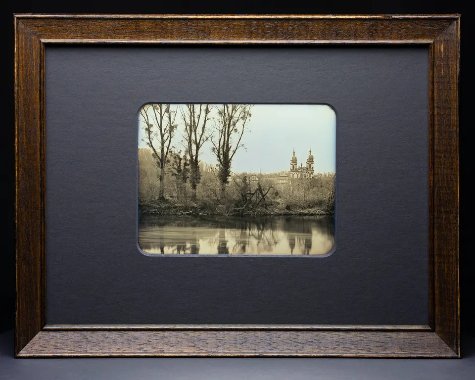 Gerahmte Daguerreotypie: Kloster Schöntal.